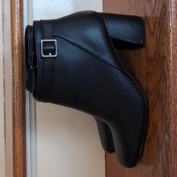 Easy Street Black Ankle Booties with Buckle - Picture 1 of 1